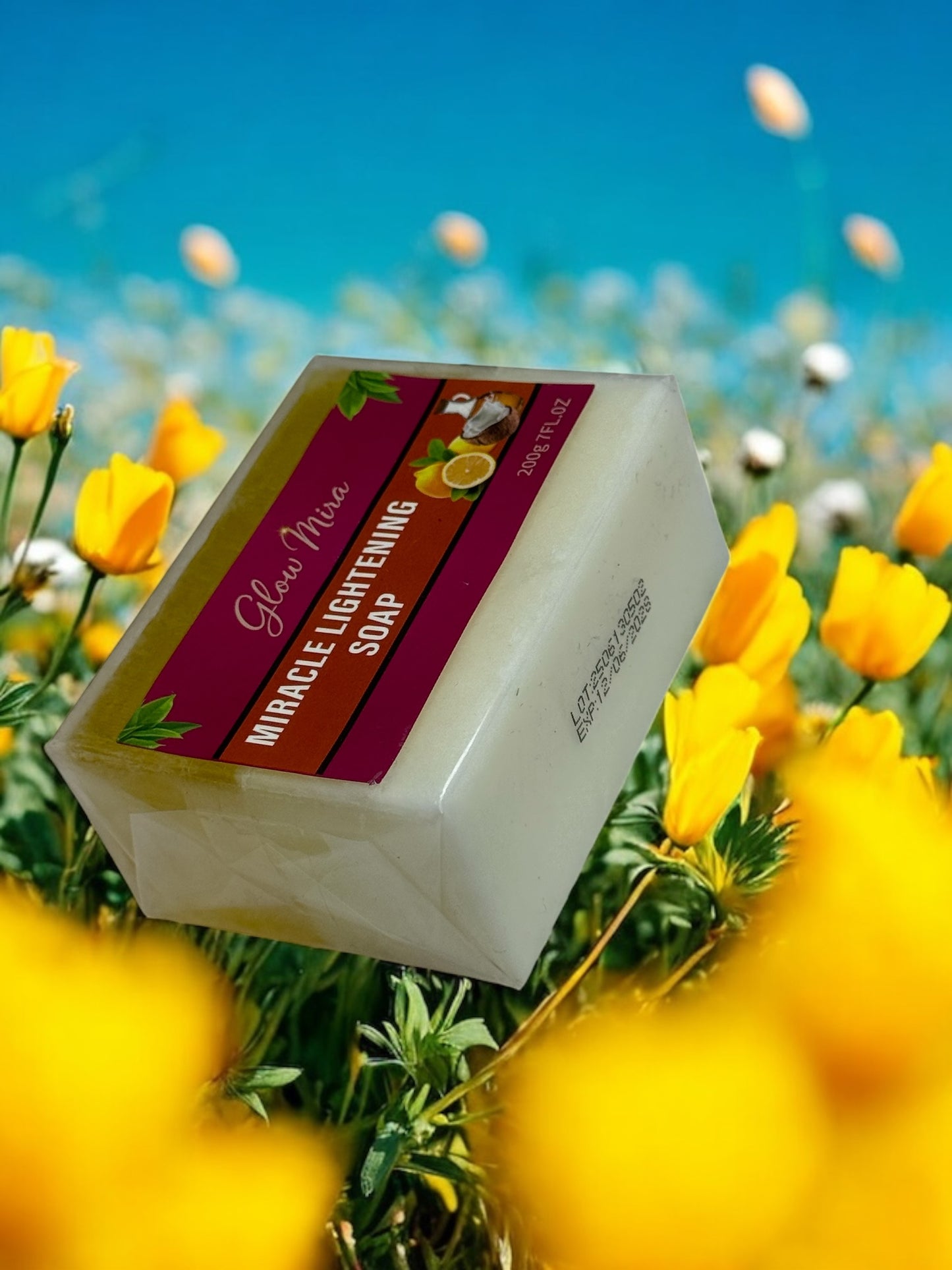 lemon and coconut soap